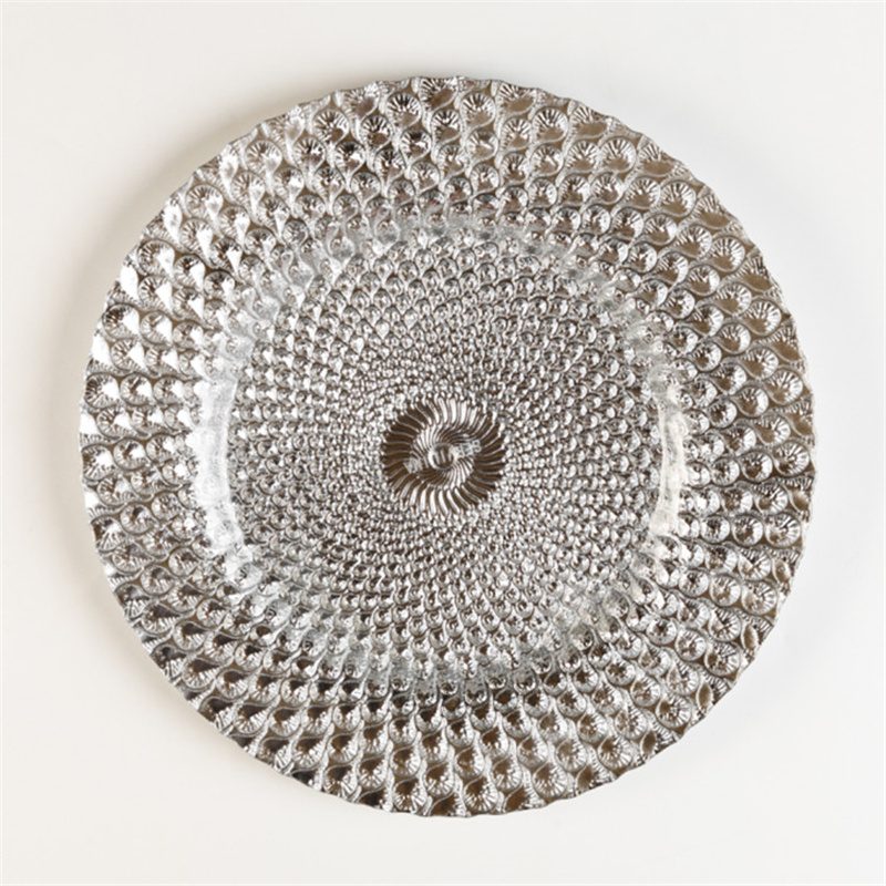 Wholesale Glass Charger Plate PZ-039 - Image 3